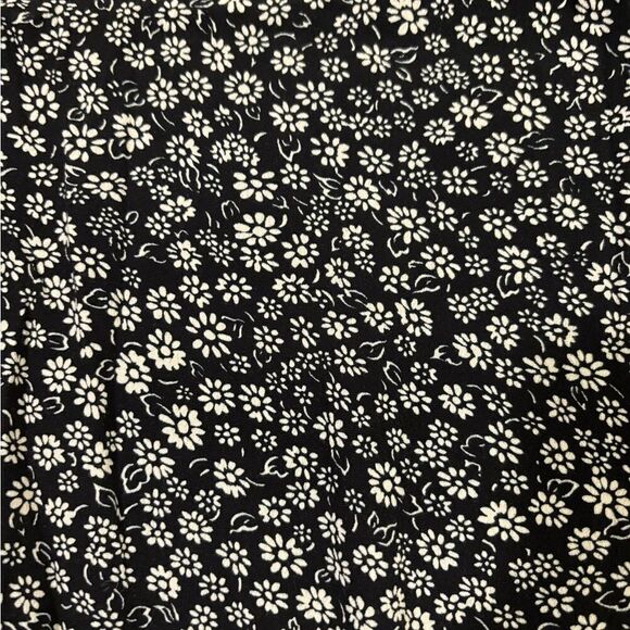 Madewell A-Line Mini Skirt Floral Black White Parisian Daisy NWT - Picture 3 of 4